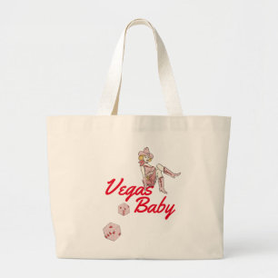 Las Vegas Bachelorette Large Tote Bag