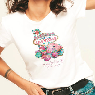 Las Vegas Bachelorette Luxury Watercolor T-Shirt
