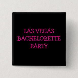 Las Vegas Bachelorette Party 15 Cm Square Badge