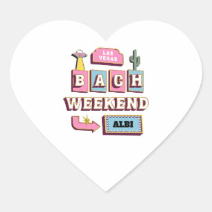 las vegas bachelorette party desert heart sticker