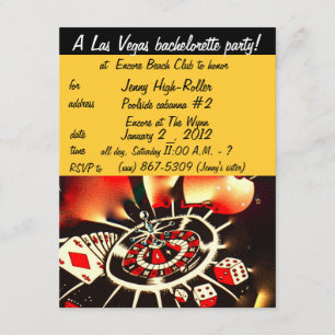 Las Vegas Bachelorette Party Invitation
