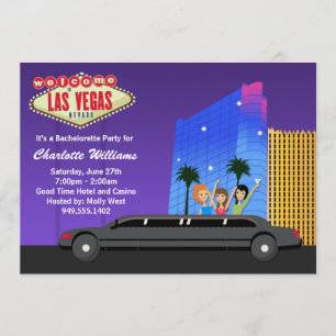 Las Vegas Bachelorette Party Invitation
