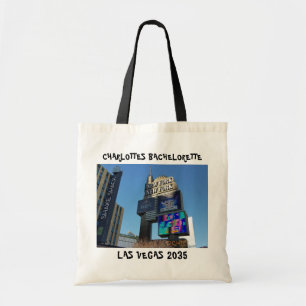 Las Vegas Bachelorette Party Name And Photo Tote Bag