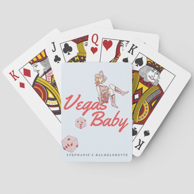 Las Vegas Bachelorette Playing Cards (Back)