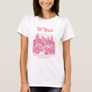 Las Vegas Bachelorette Weekend pink T-Shirt