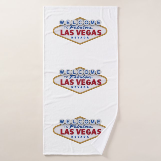 Las Vegas bathroom and kitchen towels (Bath Towel)