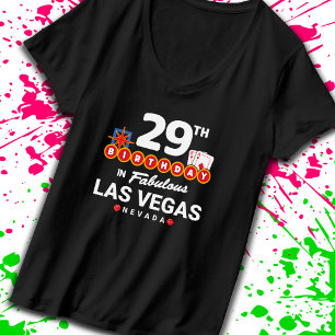 Las Vegas Birthday Party - 29th Birthday In Vegas T-Shirt