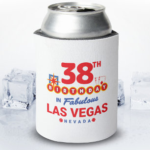 Las Vegas Birthday Party - 38th Birthday In Vegas Can Cooler