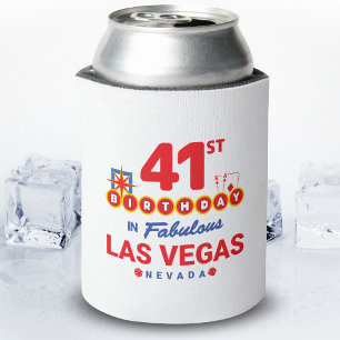 Las Vegas Birthday Party - 41st Birthday In Vegas Can Cooler