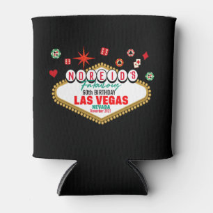 Las Vegas Birthday Party Customisable  Can Cooler