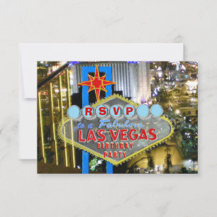 Las Vegas Birthday Party RSVP