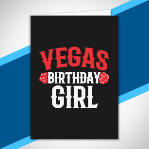 Las Vegas Birthday Party Vegas Birthday Girls Trip Card
