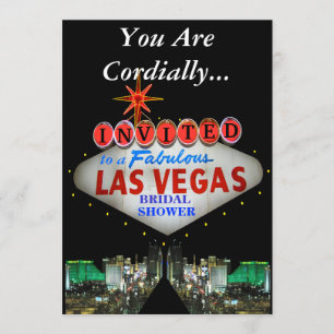 Las Vegas Bridal Shower Invitations