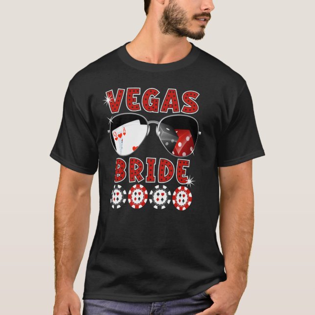 Las Vegas Bride Wedding Tee Bachelorette Party Hen (Front)