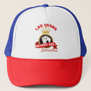 Las Vegas Casino Birthday Party Custom  Trucker Hat