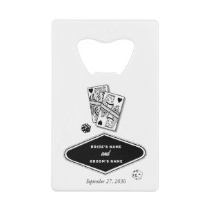 Las Vegas Casino Destination Wedding Black White