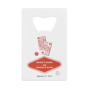 Las Vegas Casino Destination Wedding Red White