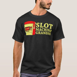 Las Vegas Casino Grandpa Gift bisexual illustratio T-Shirt