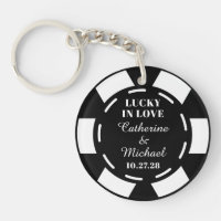 Las Vegas Casino Poker Chip Wedding Favour