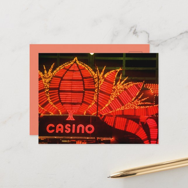 Las Vegas Casino Postcard (Front/Back In Situ)