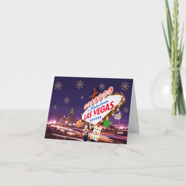 Las Vegas Christmas Card (Front)
