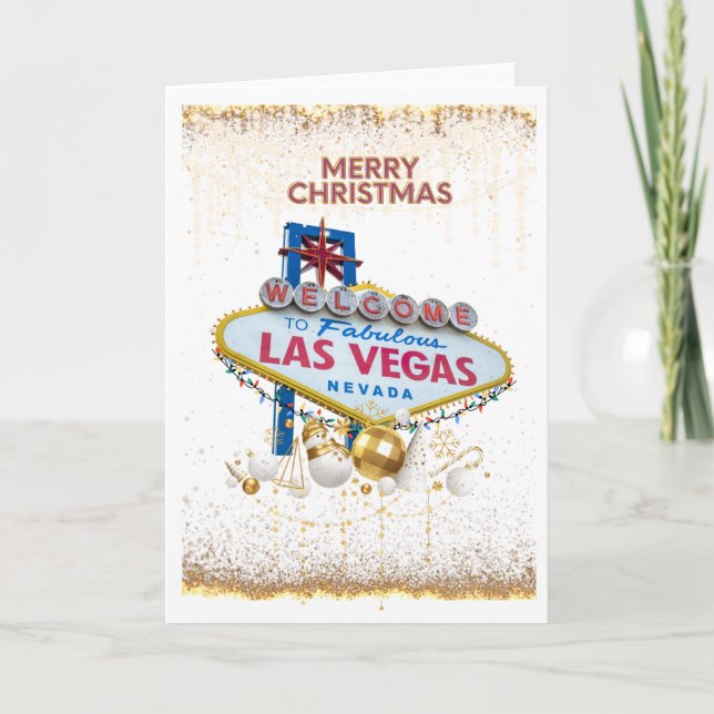 Las Vegas Christmas Card (Front)