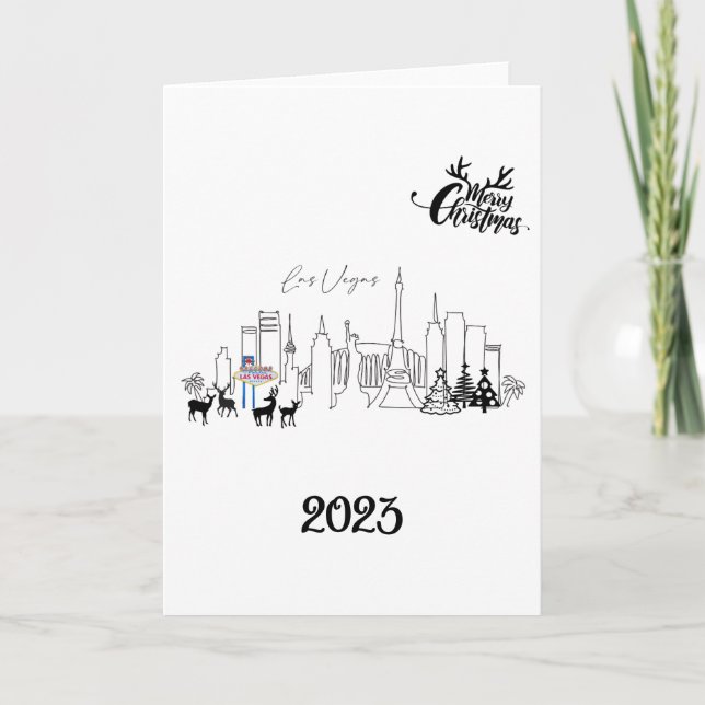 Las Vegas Christmas Card (Front)