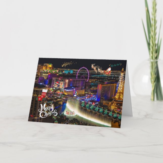 Las Vegas Christmas Card (Front)