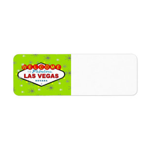 Las Vegas Christmas Label