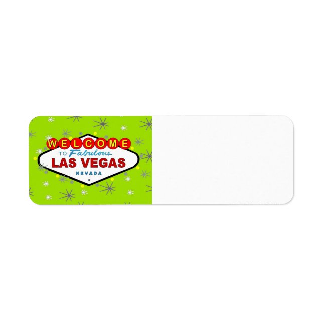 Las Vegas Christmas Label (Front)