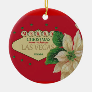 Las Vegas Christmas Ornament
