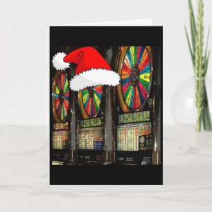 Las Vegas Christmas Slots Holiday Card
