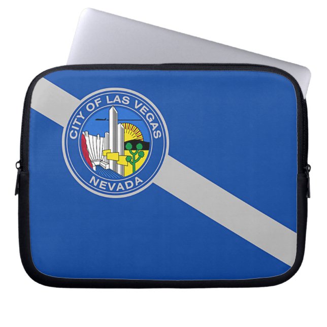 Las Vegas City Flag Laptop Sleeve (Front)