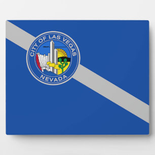 Las Vegas City Flag Plaque
