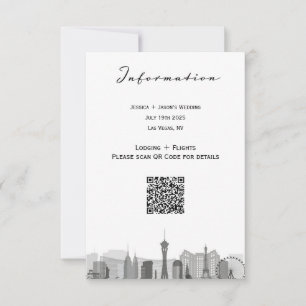 Las Vegas City RSVP Card