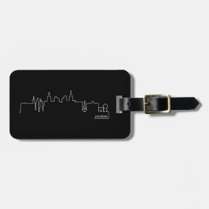 Las Vegas cityscape Luggage Tag