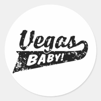 Las Vegas Classic Round Sticker