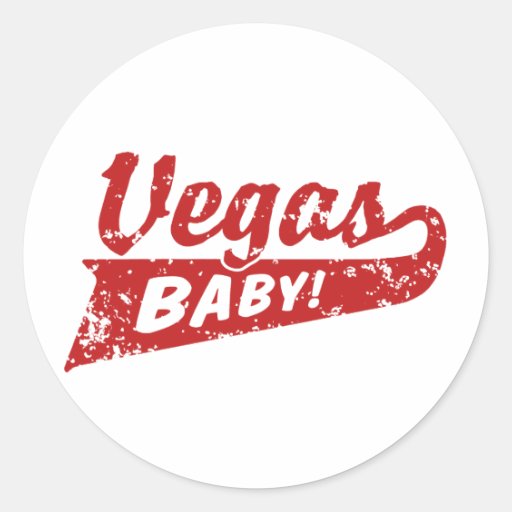 Image of Las Vegas Classic Round Sticker