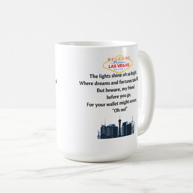 Las Vegas Coffee Mug (Front Right)