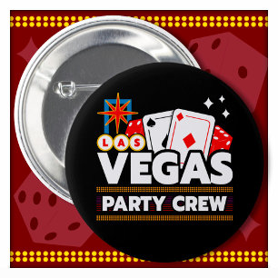 Las Vegas Crew Party Squad Vegas Trip Las Vegas 6 Cm Round Badge