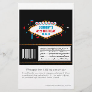 Las Vegas Custom Candy Wrappper