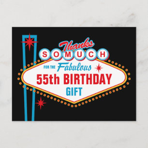 Las Vegas Custom Thank You Postcard