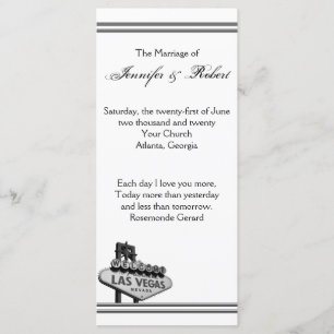 Las Vegas Destination Wedding Program Programme