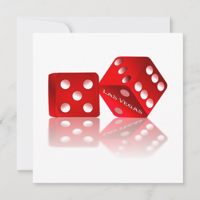 Las Vegas Dice Invitation (Front)