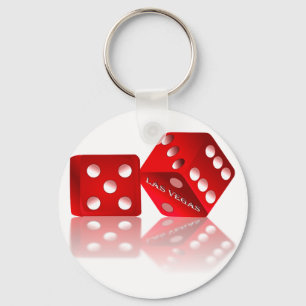 Las Vegas Dice Key Ring