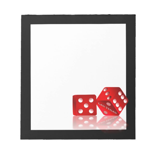 Las Vegas Dice Notepad (Front)
