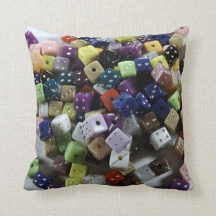 Las Vegas Dice Pillow Beader Pillow