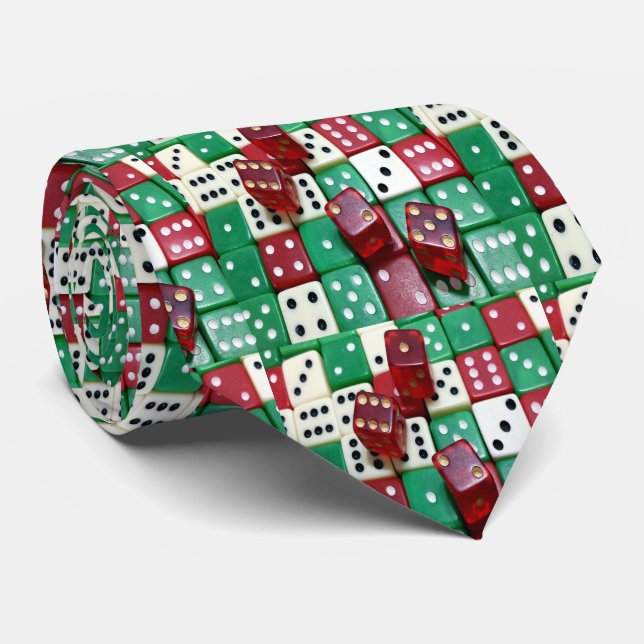 Las Vegas Dice Players Casino Wear Tie (Rolled)