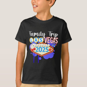 Las Vegas Family Trip 2025 Matching Family Vacay B T-Shirt