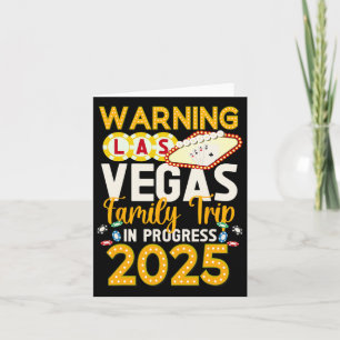 Las Vegas Family Trip In Progress 2025 Las Vegas V Card